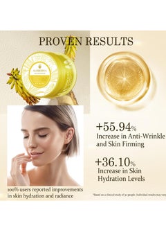 Aloderma Aloderma Age-Defying 24K Gold Leaf Aloe Flower Essence Gel, Made within 12 Hours of Harvest - Luxurious Aloe Gel with Allantoin & Hyaluronic Acid for a Glowing, Shimmering, Youthful Complexion, 7oz  - Image 3