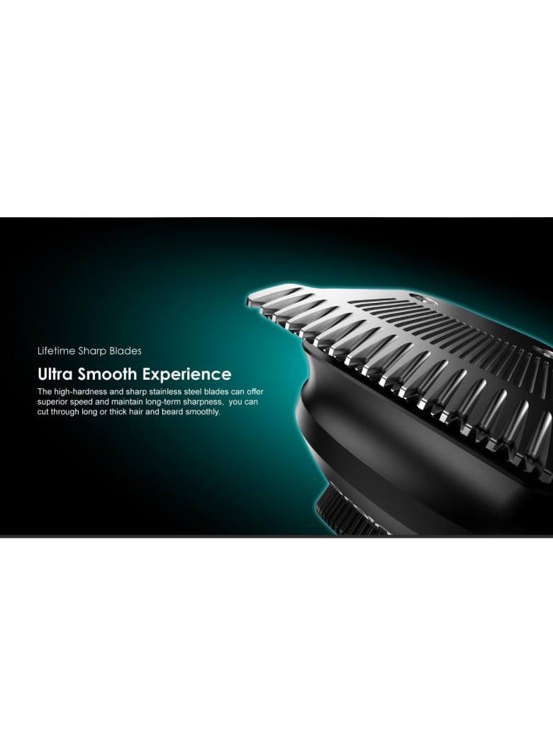 Oraimo Electric Razor Smart Trimmer 2 Precision Durable Precision Dial Trimmer - Black - Image 3