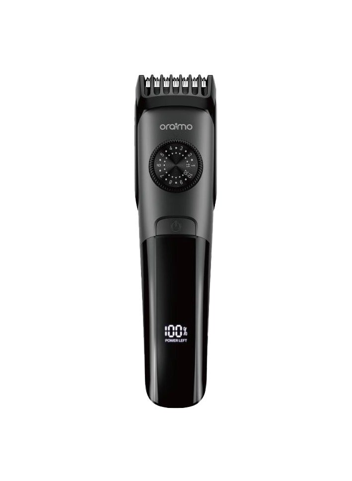 Oraimo Electric Razor Smart Trimmer 2 Precision Durable Precision Dial Trimmer - Black - Image 1