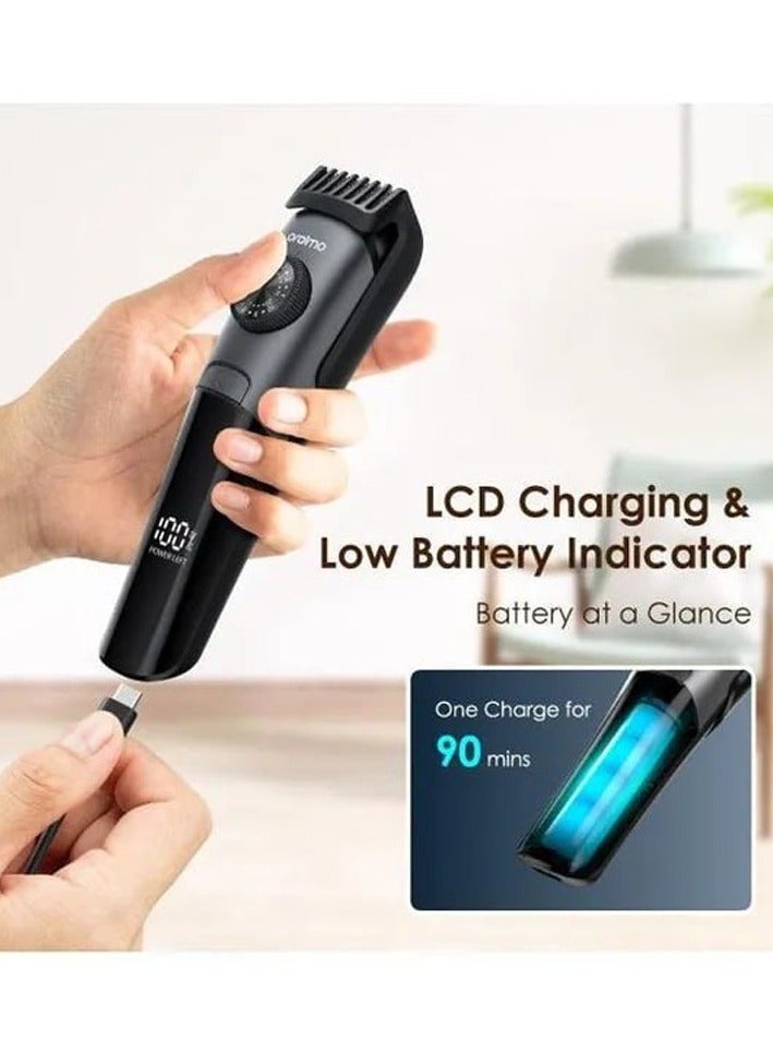 Oraimo Electric Razor Smart Trimmer 2 Precision Durable Precision Dial Trimmer - Black - Image 4