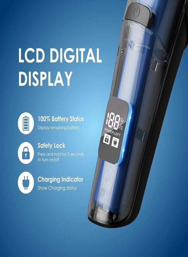 Oraimo OPC-TR13N Professional Hair Trimmer with Precision Dial,IPX7 Waterproof, 90-Minute Cordless Runtime,Type-C Rechargeable,Beard Trimmer - Image 2