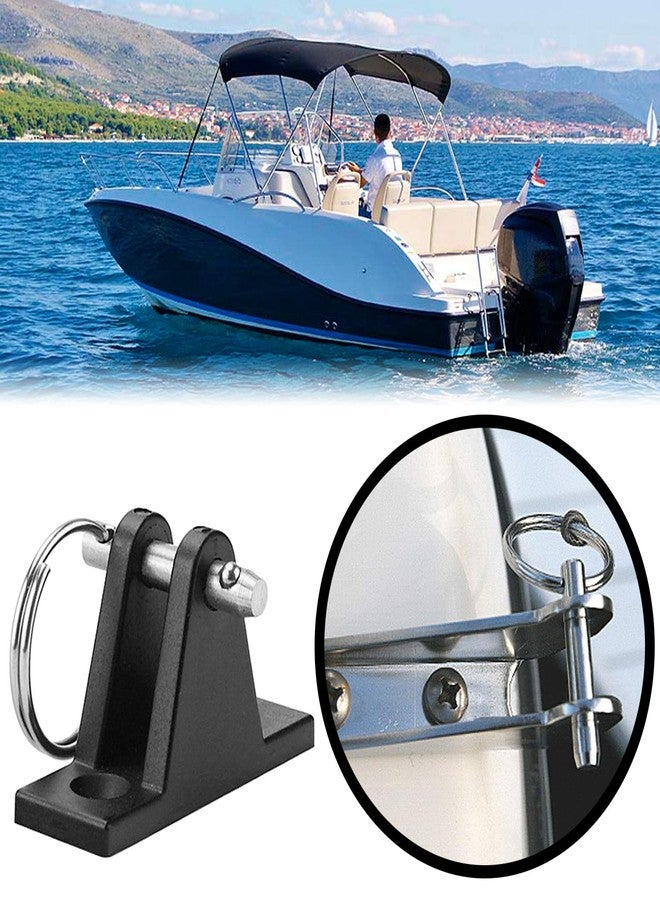 OIIKI 2 Pack Quick Release Pins, Diameter 3/16 inch(5mm), Usable Length: 0.95inch(24mm) ,Full 316 Stainless Steel Marine Hardware Bimini Top Pin for Ship Outfitting/Shipbuilding - Image 4