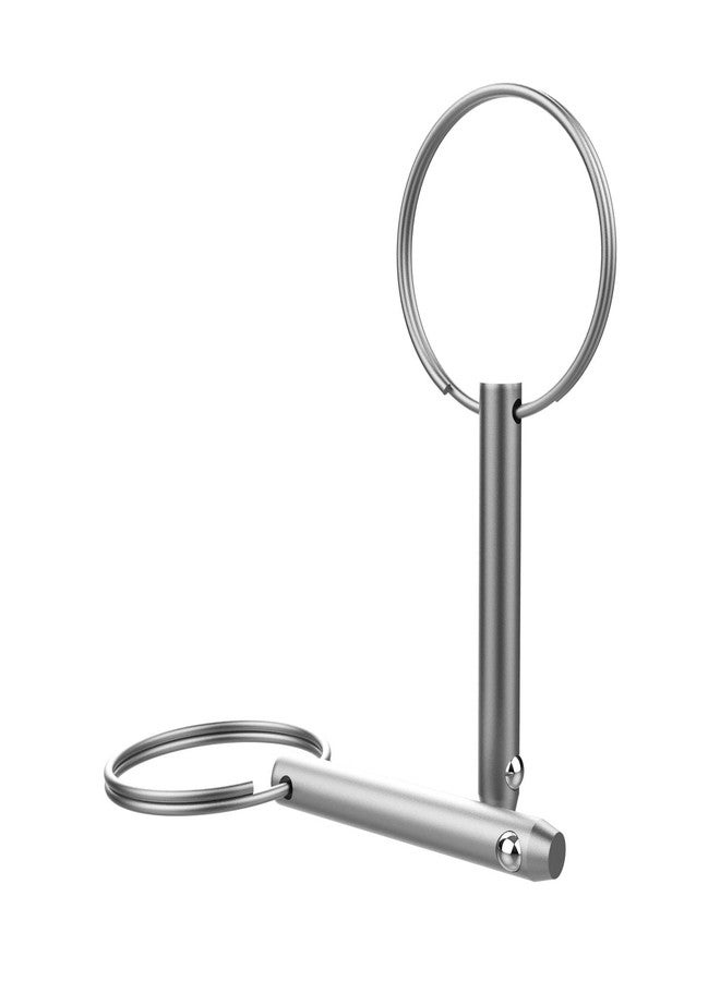 OIIKI 2 Pack Quick Release Pins, Diameter 3/16 inch(5mm), Usable Length: 0.95inch(24mm) ,Full 316 Stainless Steel Marine Hardware Bimini Top Pin for Ship Outfitting/Shipbuilding - Image 3