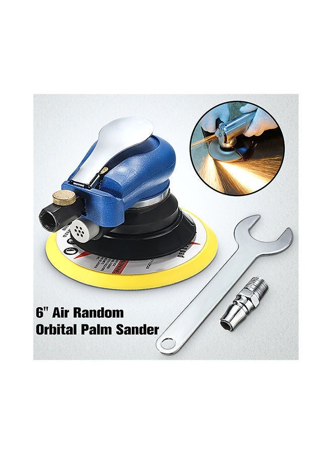 NIBEMINENT 6"Air Random Orbital Palm Sander Multicolour 19.00X11.00X15.50centimeter - Image 2