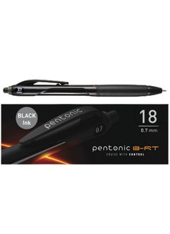 Br-T Retractable Ballpoint Pens, 18 Count, Black Ink, 0.7 Mm Fine Point, Smooth Writing For Journaling, Office & School (Pen12124) - pzsku/ZB05D55AEDC22573D0B03Z/45/_/1731926361/3d8dcc9d-6810-4764-92b7-6afae76ab9cb