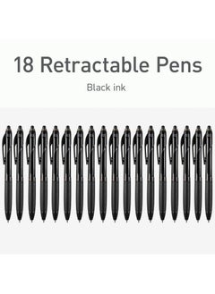 Br-T Retractable Ballpoint Pens, 18 Count, Black Ink, 0.7 Mm Fine Point, Smooth Writing For Journaling, Office & School (Pen12124) - pzsku/ZB05D55AEDC22573D0B03Z/45/_/1731926362/8604558d-07af-4ace-a980-1233ed46d0e1