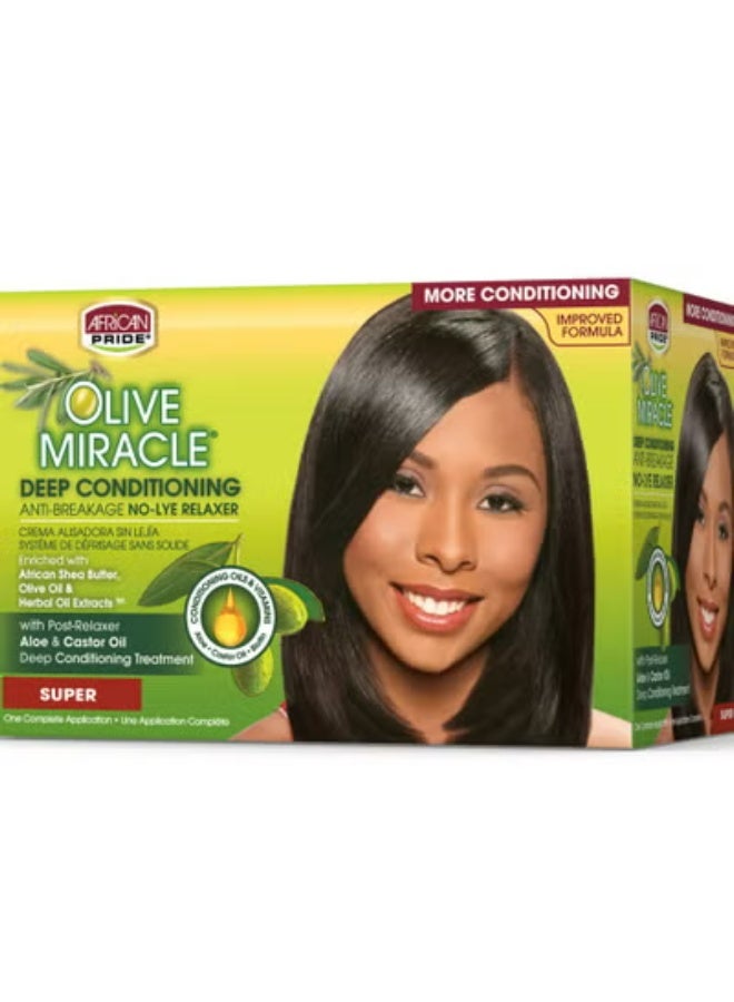 Olive Miracle No-Lye Relaxer Super