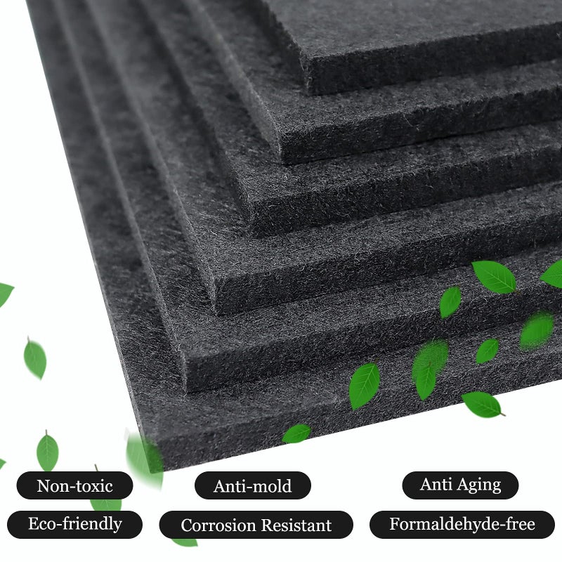 BXI Sound Absorber - 16 X 12 X 3/8 Inches 6 Pack High Density Acoustic Absorption Panel, Sound Absorbing Panels Reduce Echo Reverb, Tackable Acoustic Panels for Wall and Ceiling Acoustic Treatment - Image 5