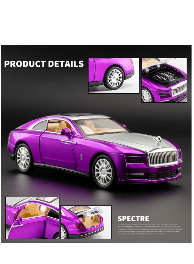 1:32 Rolls Royce Spectre Alloy Model Car Toy Diecasts Metal Casting Sound and Light Car Toys For Children Vehicle  - Image 3