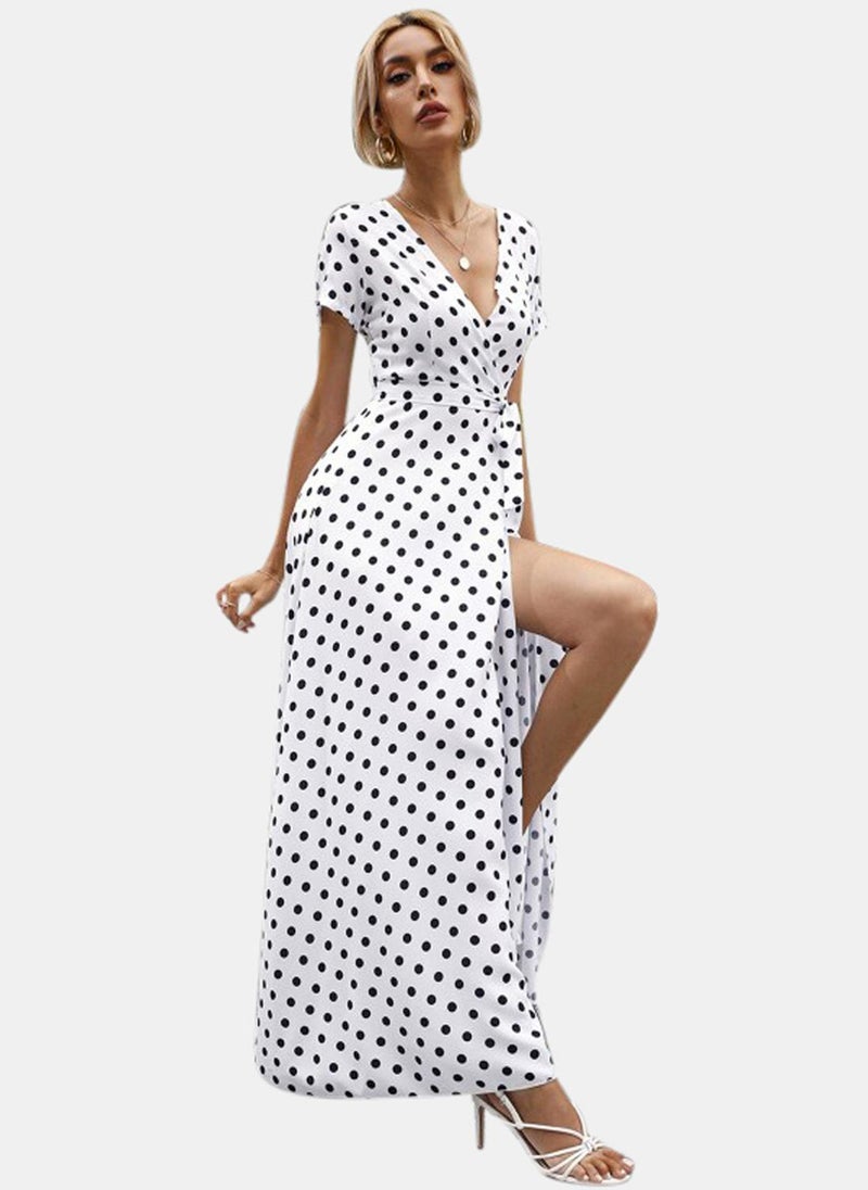 YUNIQEE Polka Dot Maxi Dress  - Image 1