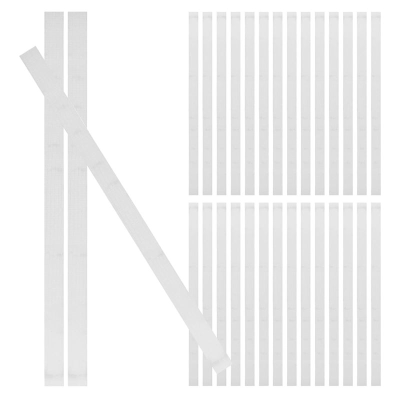 40pcs 12mm Mesh Book Binding Tape Thermal Glue Strips with Mesh Backing Adhesive for Document, Magazine, Photo, and Textbook Binding Office Supply - Image 1