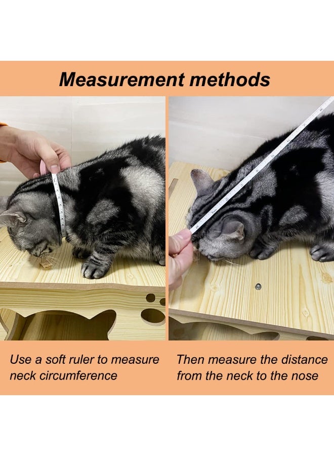2PCS Pet Recovery Cone Collar, Lightweight Protective Elizabethan Collar with Soft Flannel Edge - Adjustable Anti-Lick E-Collar for Cats, Kittens & Small Dogs Post-Surgery (Sizes XS, S, M Available) - Image 4