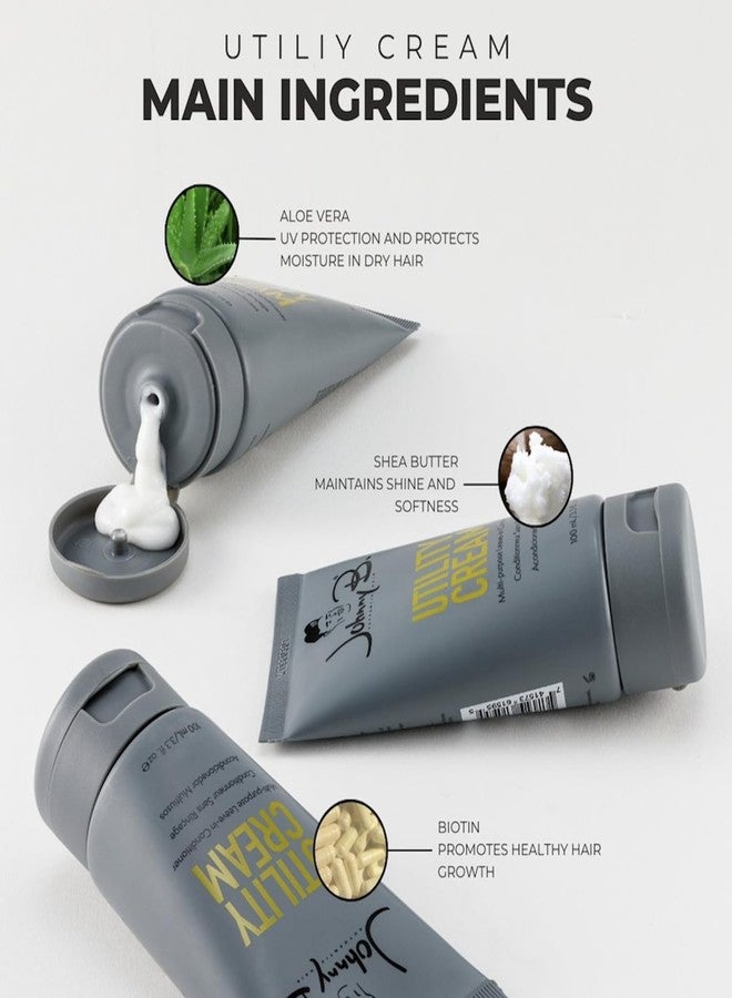 JOHNNY B. Utility Cream Multi-purpose Use For Beard, Skin and Hair, 3.3 fl. Oz - Image 5