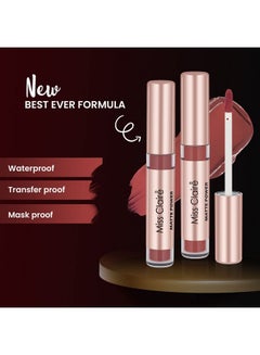 Miss Claire Matte Power Lip Color Liquid Listick 3G (08)  - Image 5