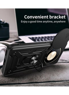 Generic Shield Full Protection Case With Metal Ring &Slide Camera Cover For honor x9b  - Image 4