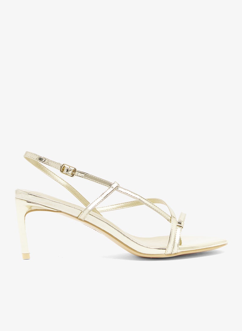 GLAMOROUS Casual Slingback Heeled Sandals - Image 1