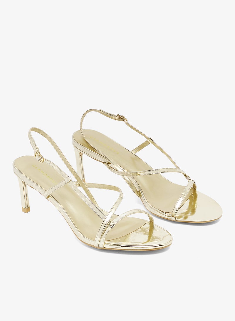 GLAMOROUS Casual Slingback Heeled Sandals - Image 4