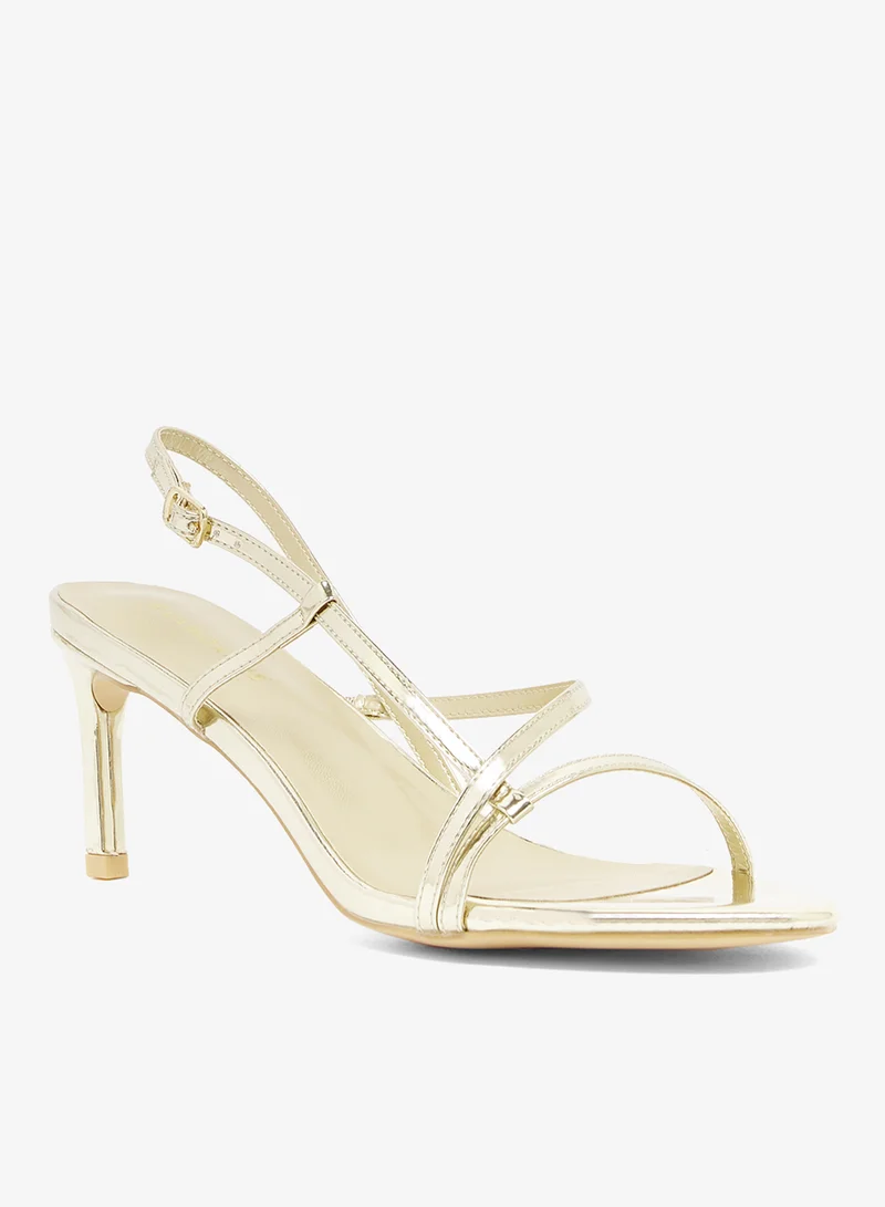 GLAMOROUS Casual Slingback Heeled Sandals
