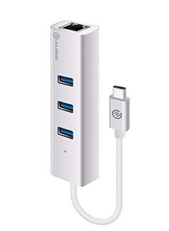 Alogic USB-C to Gigabit Ethernet & 3 Port USB Hub