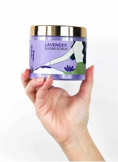 Khan El Kaser Lavender Sugar Scrub | 500g | Deep Exfoliation, Hydration and Relaxation | Brightens Skin and Reduces Dryness | Natural and Gentle Formula  - Image 3
