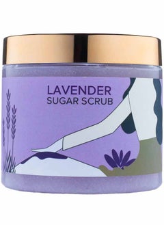 Khan El Kaser Lavender Sugar Scrub | 500g | Deep Exfoliation, Hydration and Relaxation | Brightens Skin and Reduces Dryness | Natural and Gentle Formula  - Image 1