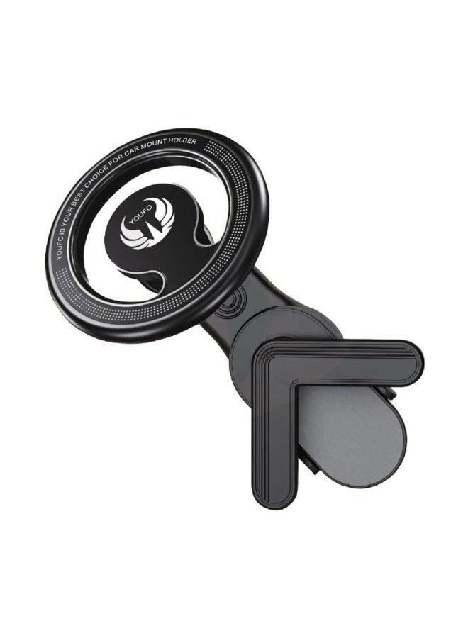 يوفو حامل جوال مغناطيسي YOUFO Y4868 – مصمم خصيصاً لشاشات السيارات (Monitor Stand)، دعم MagSafe، دوران 360° حر، وثبات قوي. - Image 1