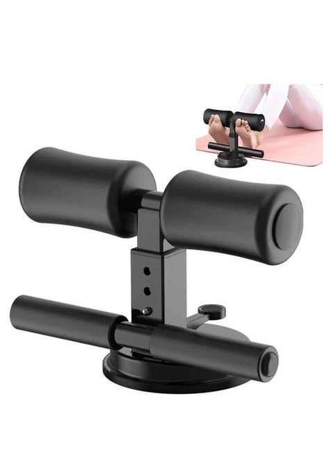 Sit Up Bar Aspiration Floor Exercise Stand, Adjustable Sit Up Machine Assistant for Home Office Travel, Portable Abdominal Exercise Equipment for Men Women