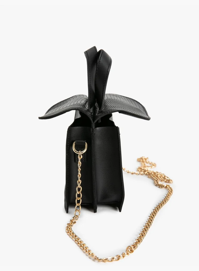 KOTON Chain Strappy Faux Leather Hand Bag