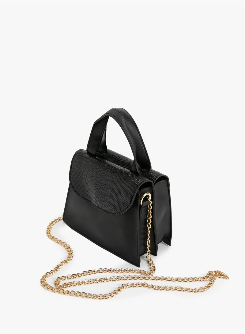 KOTON Chain Strappy Faux Leather Hand Bag