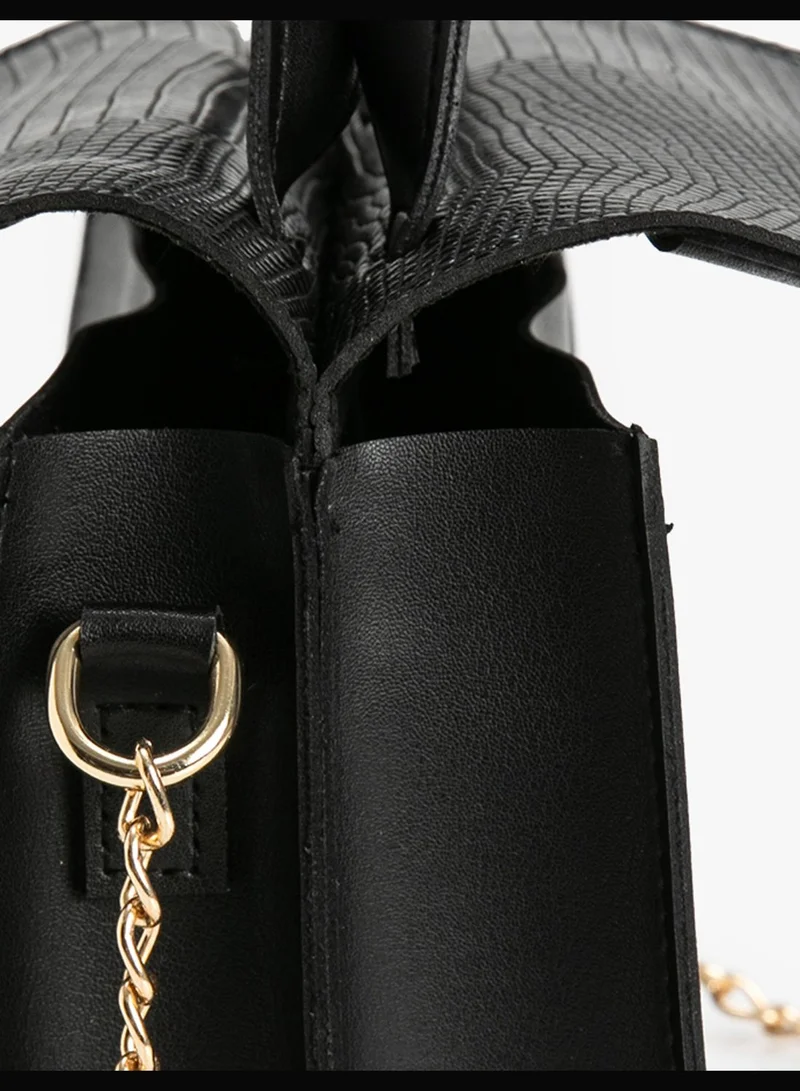 KOTON Chain Strappy Faux Leather Hand Bag