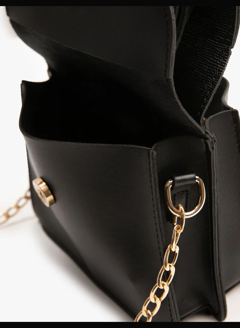 KOTON Chain Strappy Faux Leather Hand Bag