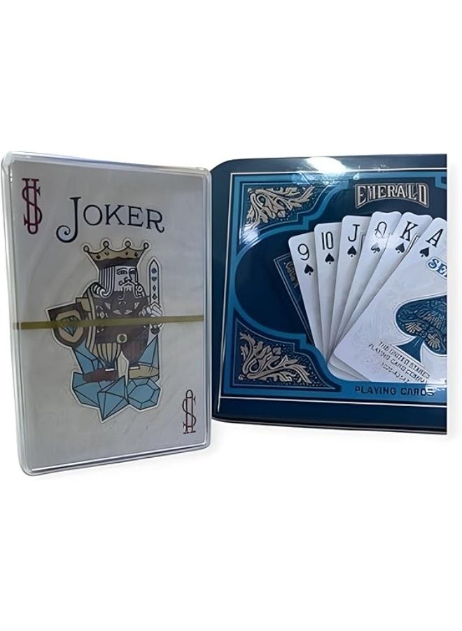 كروت لعب مزدوجة فاخرة بجودة بلاستيكية عالية المتانة – خفيفة الوزن لحماية بطاقات اللعب ومثالية للسفر والاستخدام اليومي - Image 2