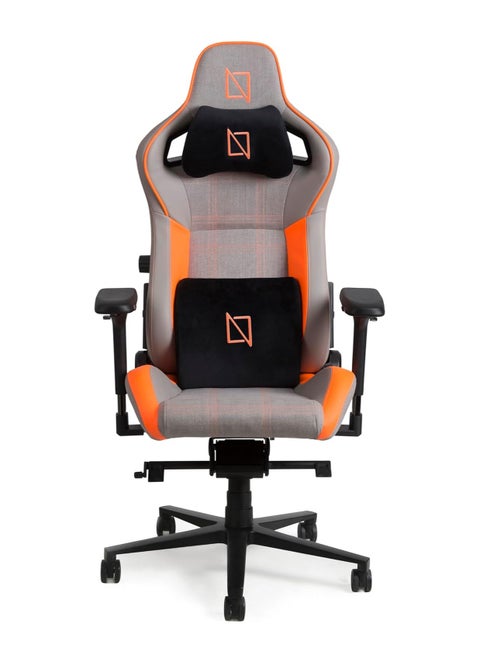 Navodesk APEX AIR Ergonomic Gaming Chair with Magnetic Memory Foam Headrest Lumbar Support FLAMING ORANGE FORMULA SERIES