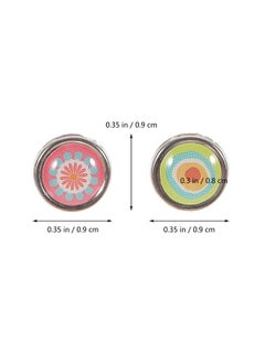Amosfun 100Pcs Mini Brads Metal Scrapbooking Brads Paper Fasteners For Diy Crafts 9Mm  - Image 2