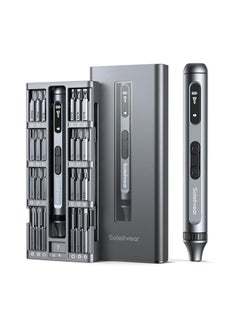 Generic Soleilwear Electric Precision Screwdriver Set – Cordless Rechargeable with 48 Magnetic Bits & LED Display  - Image 1