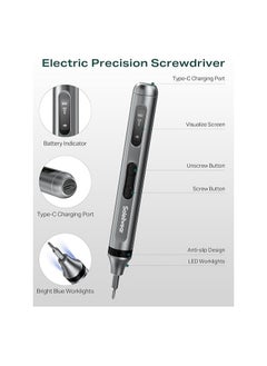 Generic Soleilwear Electric Precision Screwdriver Set – Cordless Rechargeable with 48 Magnetic Bits & LED Display  - Image 2