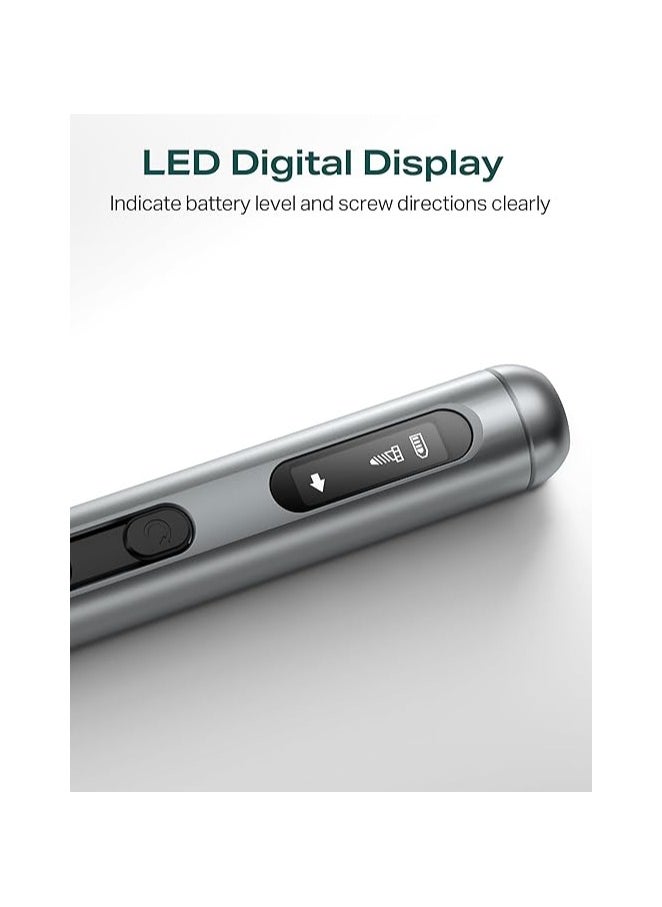 ماركة غير محددة مجموعة مفكات كهربائية دقيقة من Soleilwear - قابلة للشحن لاسلكيًا مع 48 لقمة مغناطيسية وشاشة LED  - Image 3