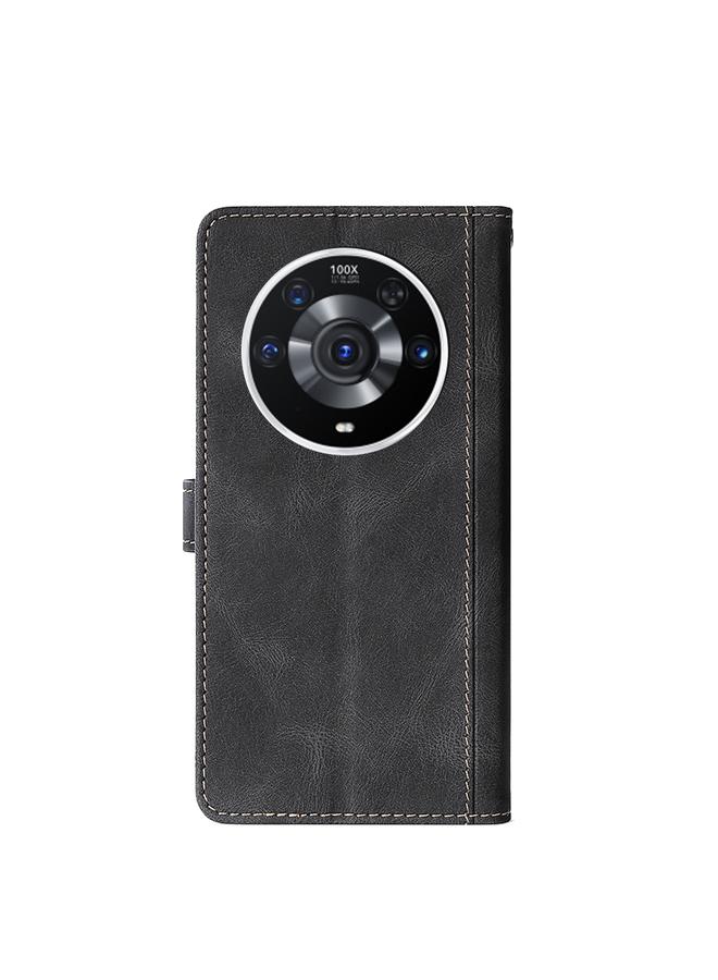 S-TOP Case For Honor Magic3 Pro Skin Feel Magnetic Buckle Leather Phone Case - Image 3