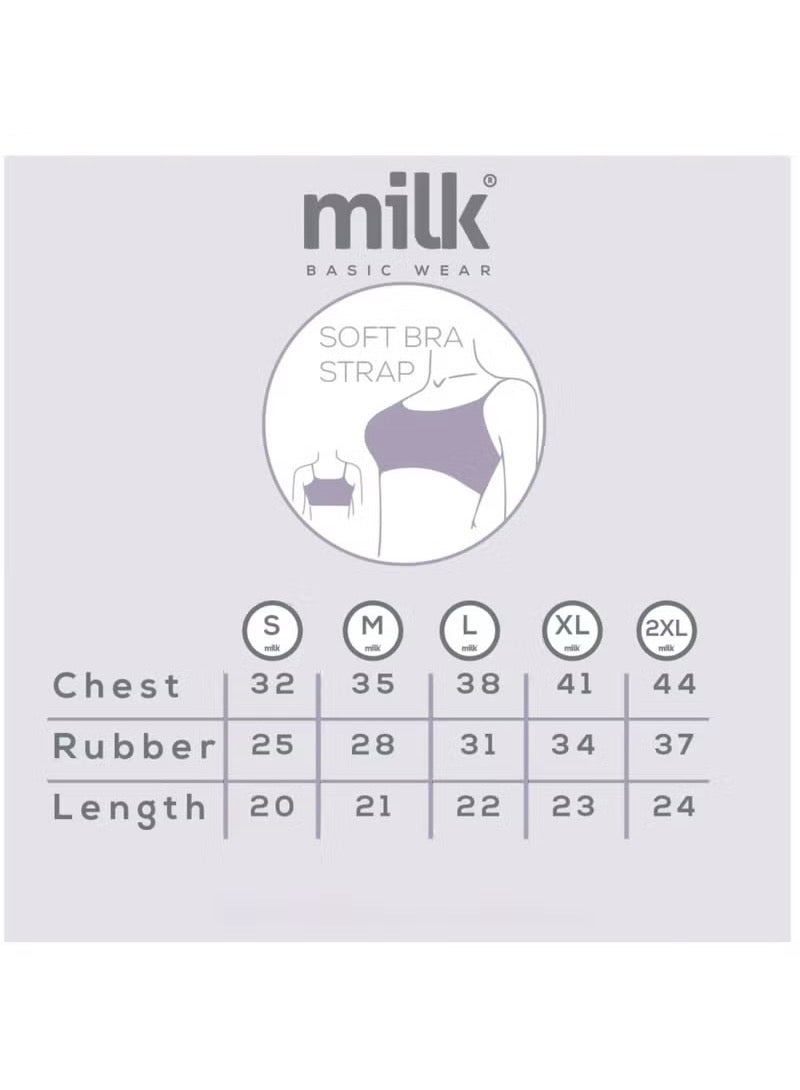 Milk Women Soft Non Padded Bra (Spaghetti Strap) Black - Image 5