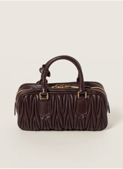 Miu Miu Small Arcadie Top Handle Bag in Matelassé Nappa Leather Crossbody Shoulder  - Image 2