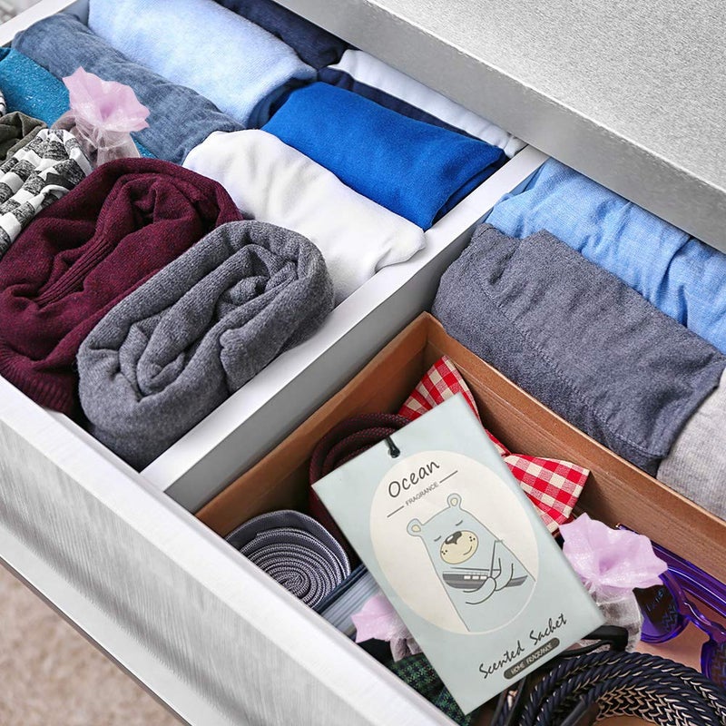 ليفلاي leffly 14 عبوات كيس أكياس معطرة على المحيط للدرج والخزانة عيد الميلاد 15 رواية اختيارية - Image 4