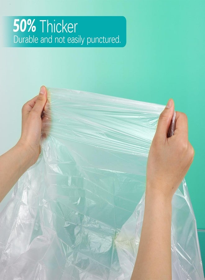Sibba Bathtub Cover Liner 25 PCS Tub Bath Bag Portable Plastic Insert Water Storage Topper Protector Construction Covers Non Slip Foot Bags Travel Protective Tubs Hanging Folding Lid - Image 5