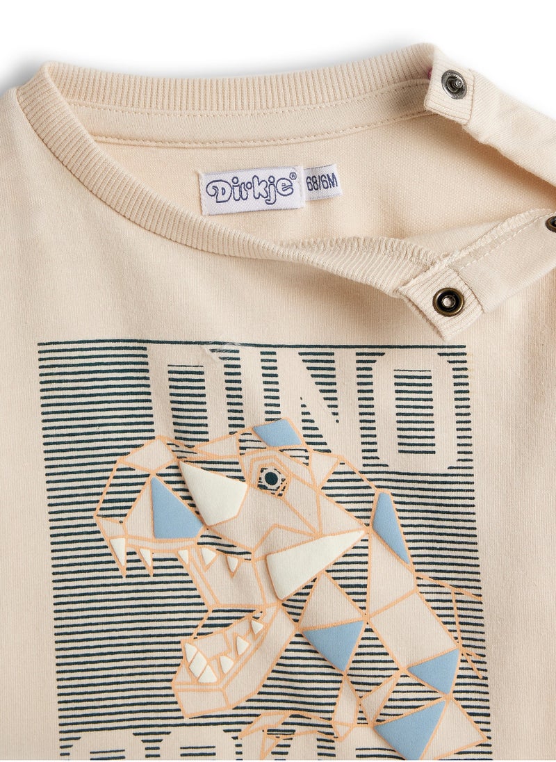 Dirkje Boys Set -Dino T-shirt loose fit & Trousers - Image 3