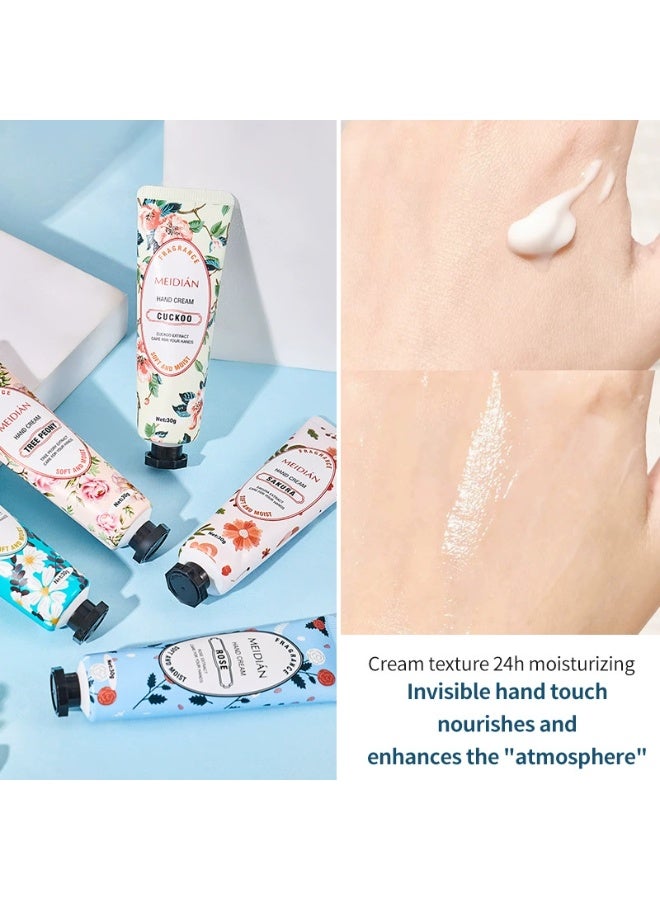 Meidián 5-pack hand cream set with floral scent 30ml*5 - Image 4