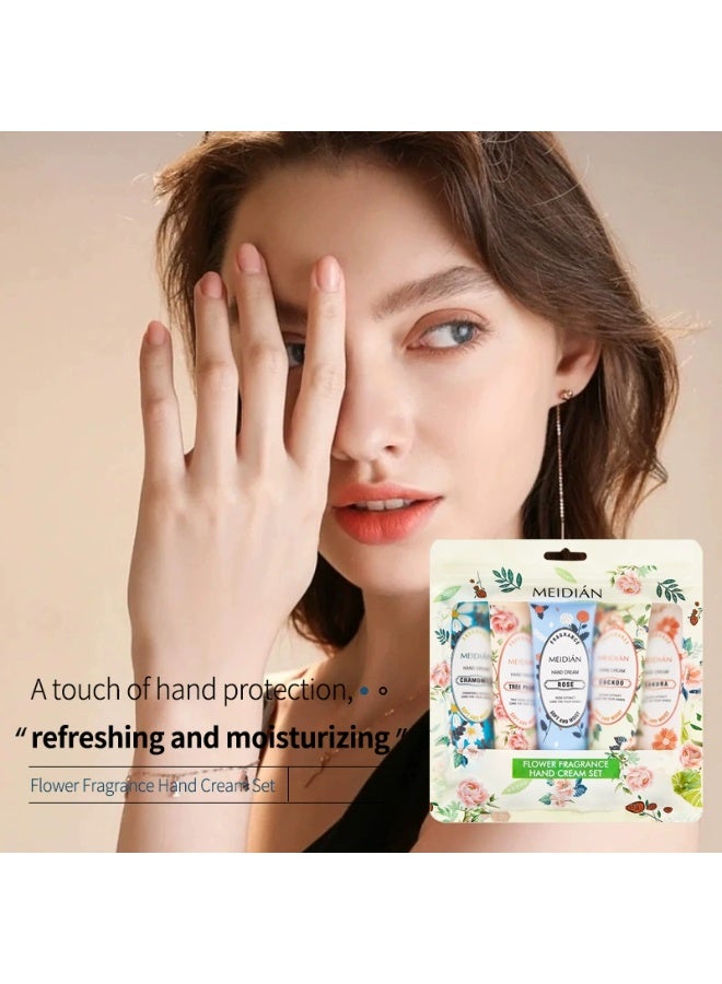 Meidián 5-pack hand cream set with floral scent 30ml*5 - Image 1