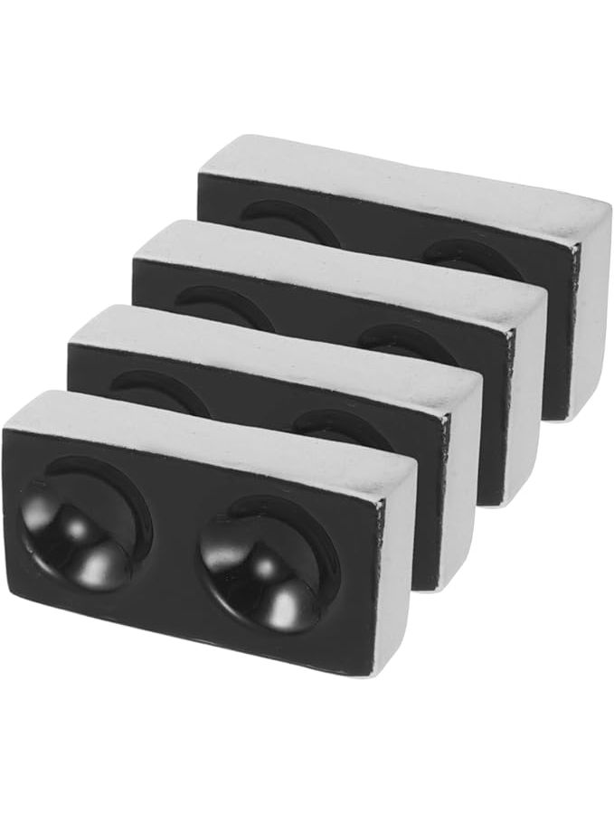 4 Pcs Black Porcelain Spot Plate Chemical Testing Dish Ceramic Plates - Image 1