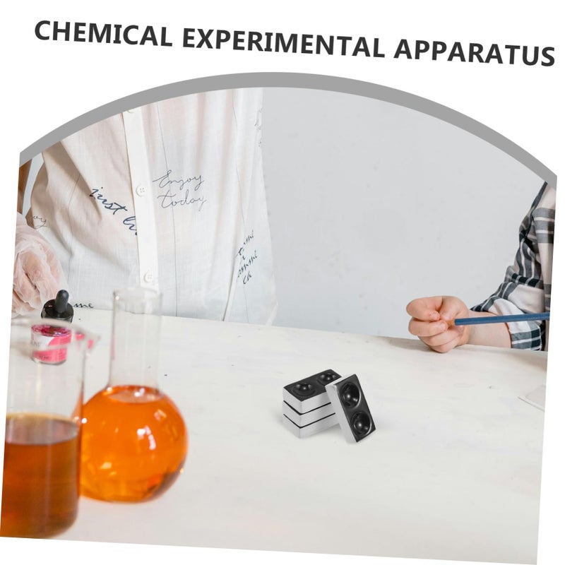 4 Pcs Black Porcelain Spot Plate Chemical Testing Dish Ceramic Plates - Image 4