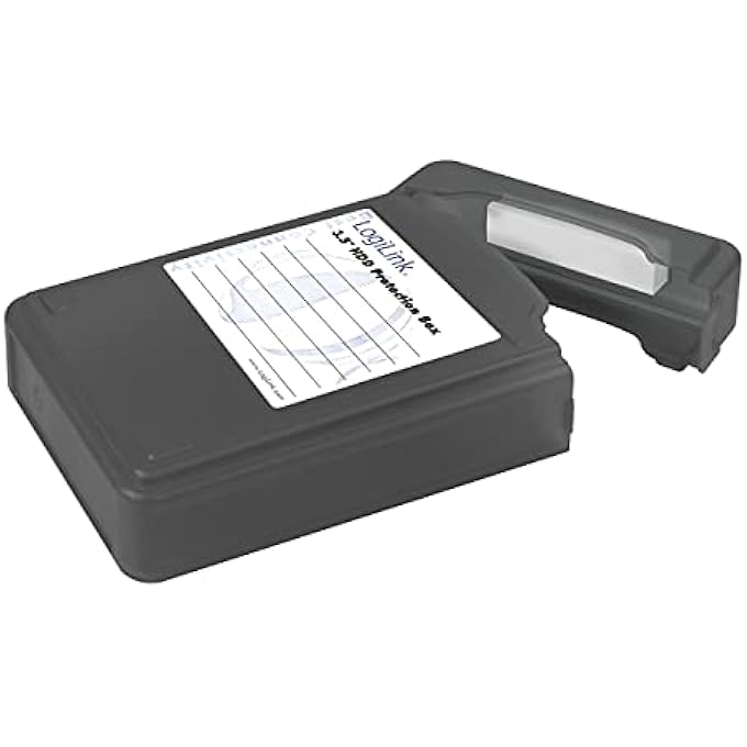 Logilink UA0133 HARD DRIVE CASE FOR 1X 8.9 CM (3.5 INCH) HDD, BLACK - Image 1
