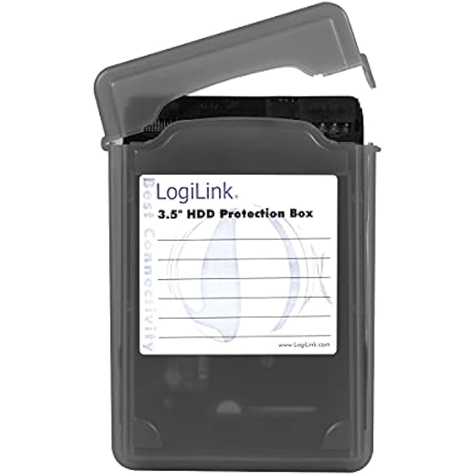Logilink UA0133 HARD DRIVE CASE FOR 1X 8.9 CM (3.5 INCH) HDD, BLACK - Image 2