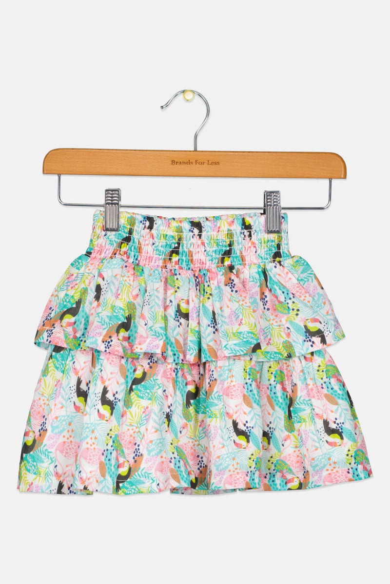 Hamleys تنورة مطبوعة بالكامل للفتيات الصغيرات، متعددة الألوان - Image 2